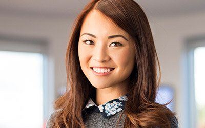 Young woman with beautiful smile