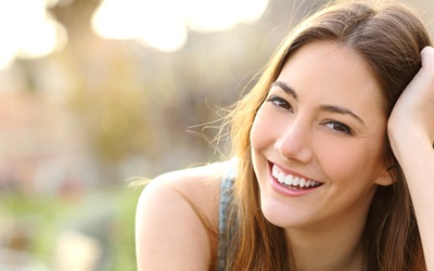 woman with attractive smile