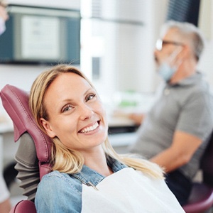 satisfied dental patient