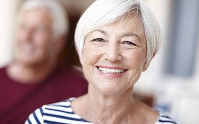 Older woman with beautiful smile