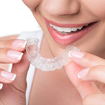 wearing Invisalign